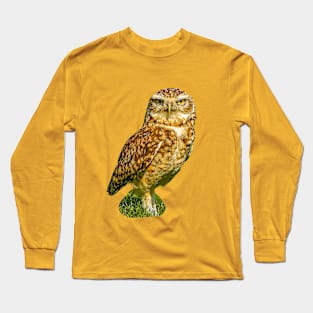 Cute Burrowing Owl Long Sleeve T-Shirt